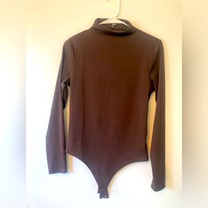 Express Body Contour Mock Neck Bodysuit